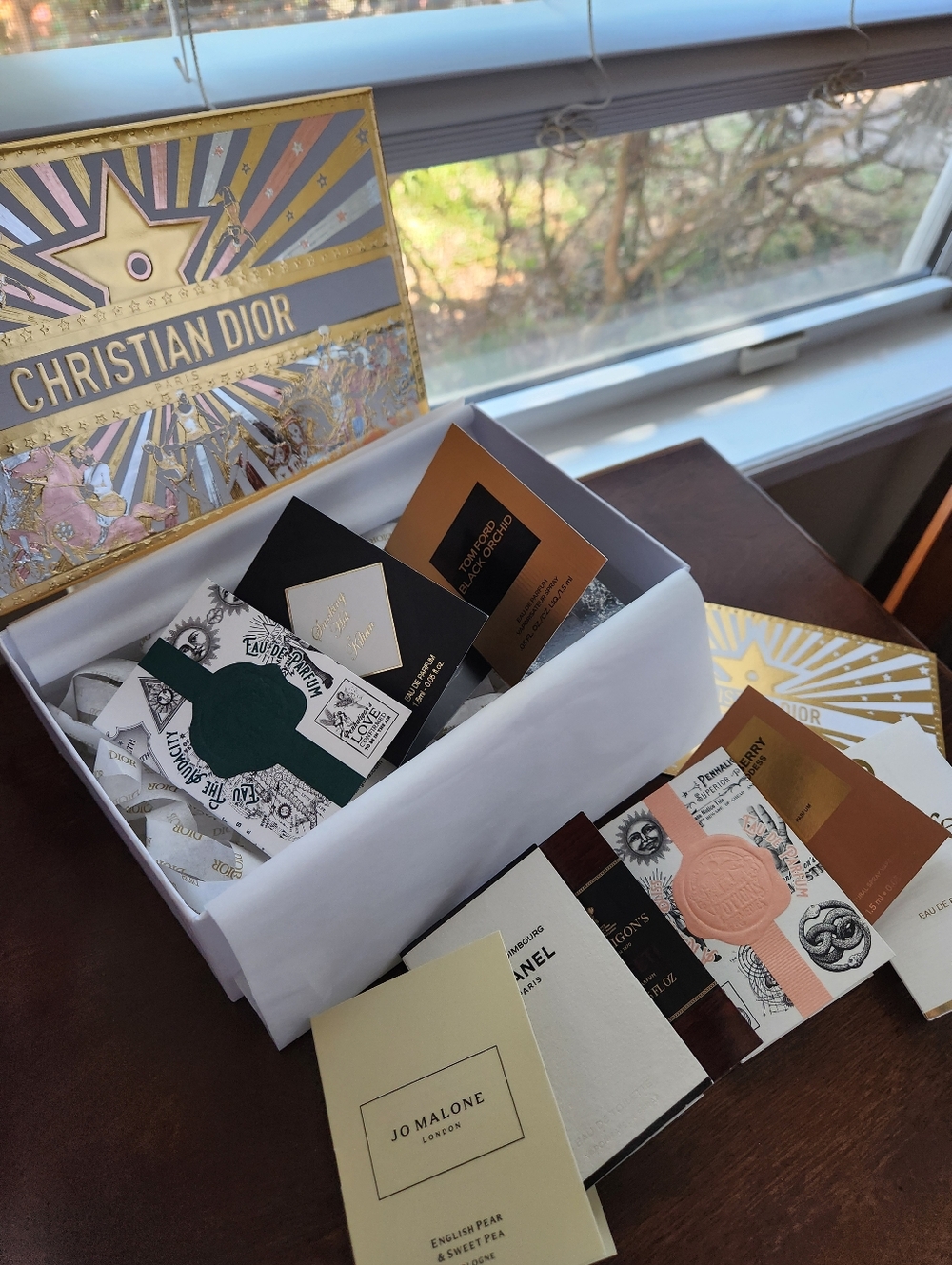 High End Perfume Samples Christian Dior Holiday Box